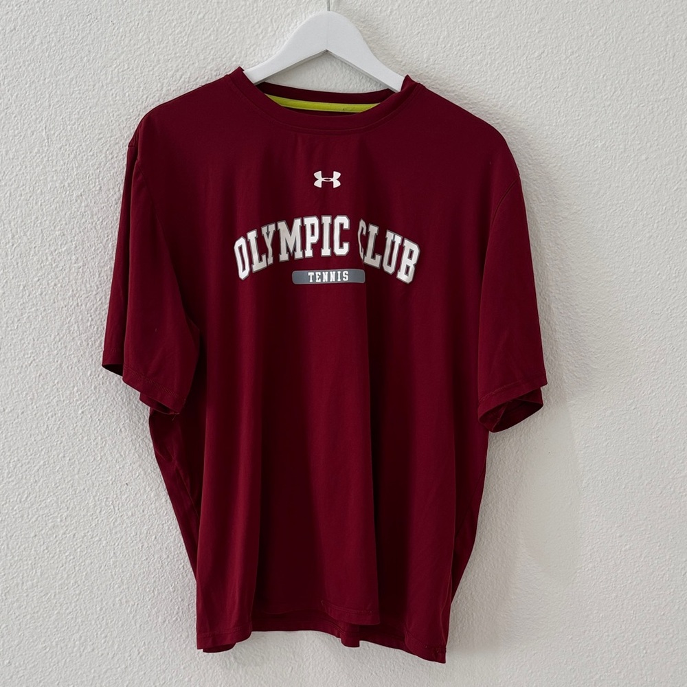 THE OLYMPIC CLUB | Under Armour Men's Maroon Tee Large